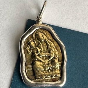 Waxing Poetic Madonna & Child Pendant